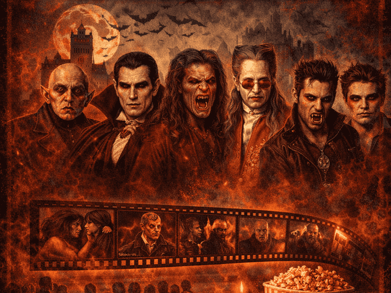 Dracula în Cinematografie – Evoluția Vampirului pe Marele Ecran
